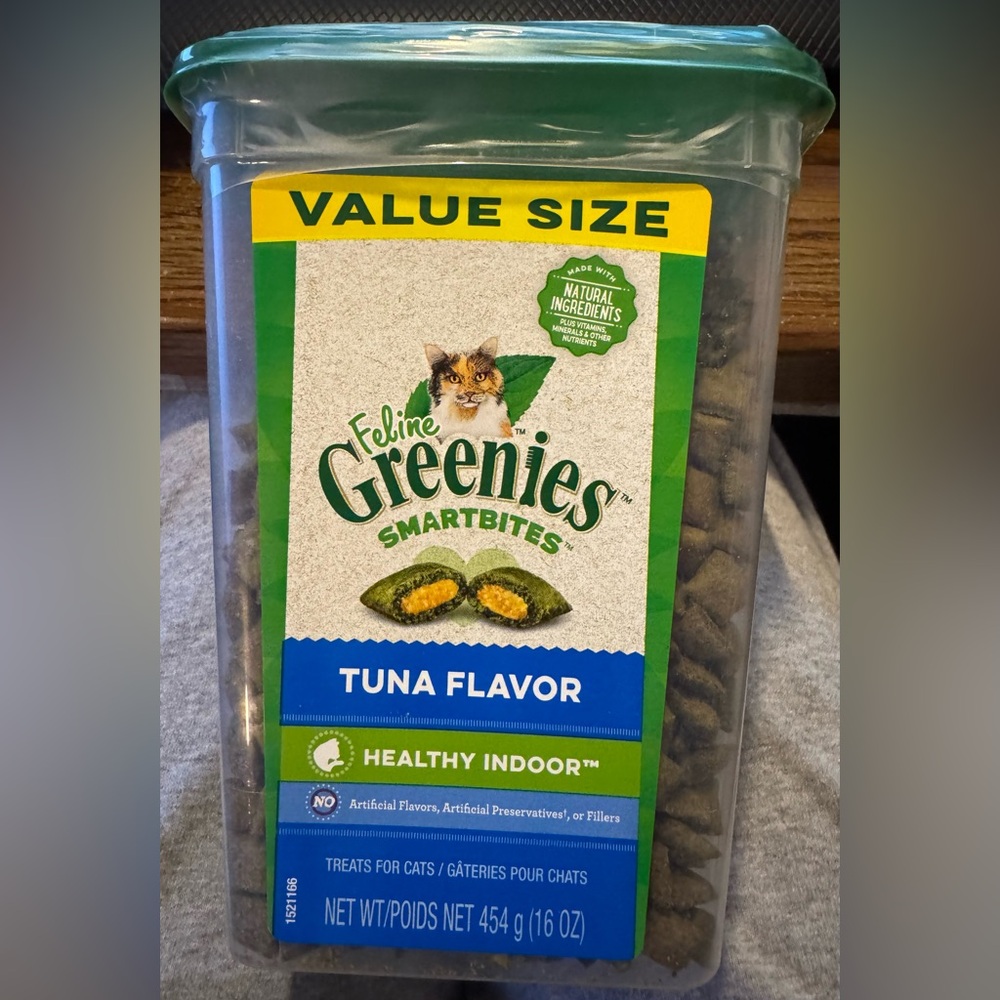 New, Value Size Container Feline Greenies Smartbites, Tuna Flavor 16 OZ